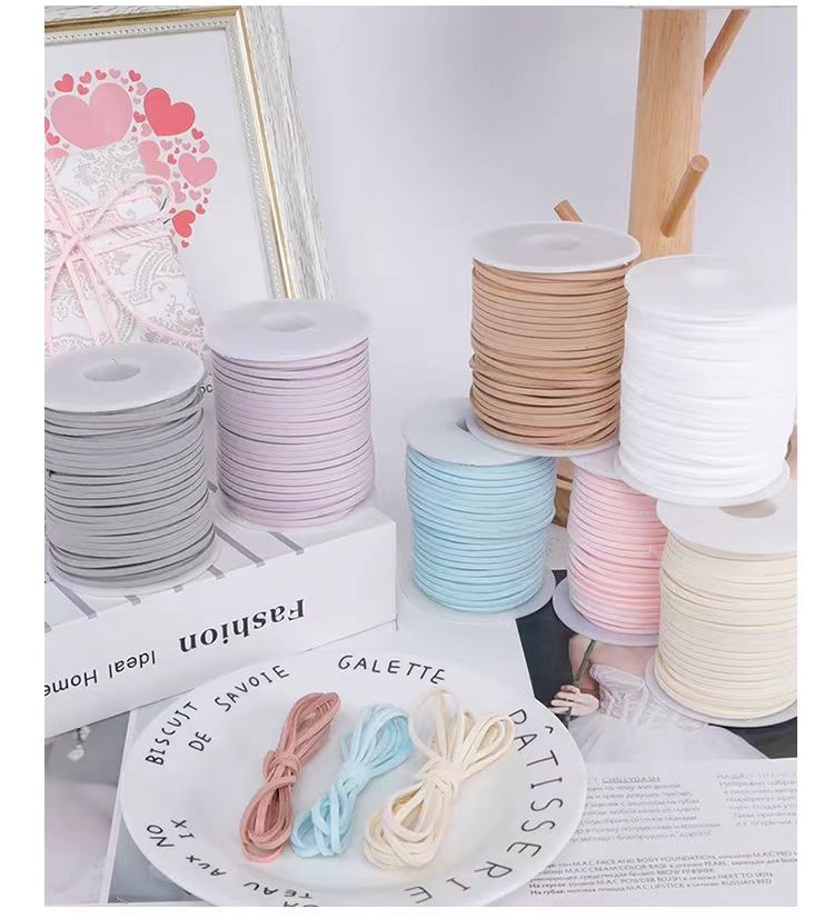 Faux Suede Cord Ribbons 5