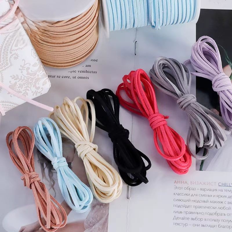 Faux Suede Cord Ribbons 7