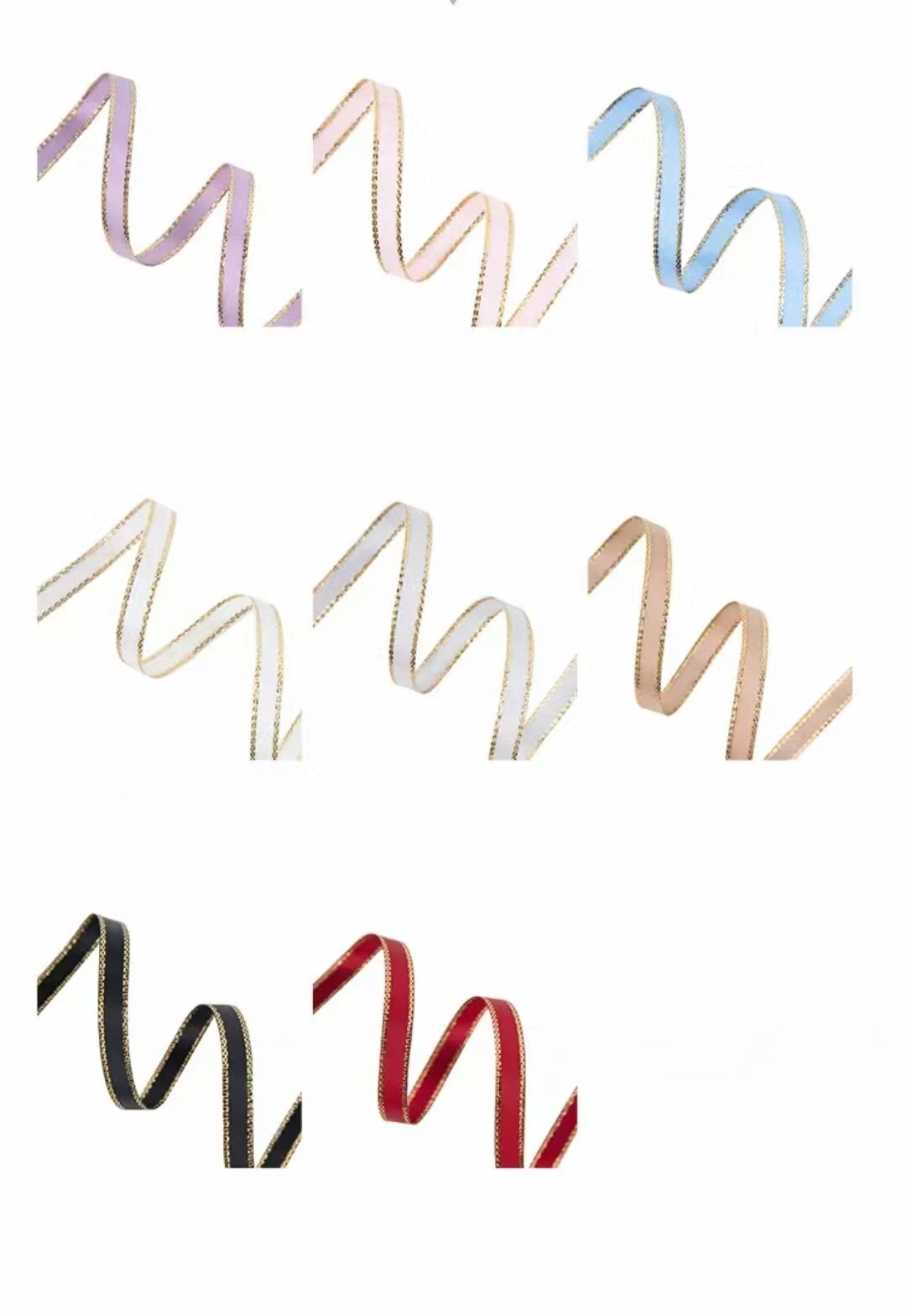 Gold-trimmed Ribbons 4