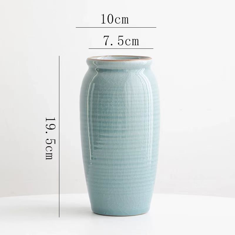 Chinese Celadon Glazed Ceramic Vase 8