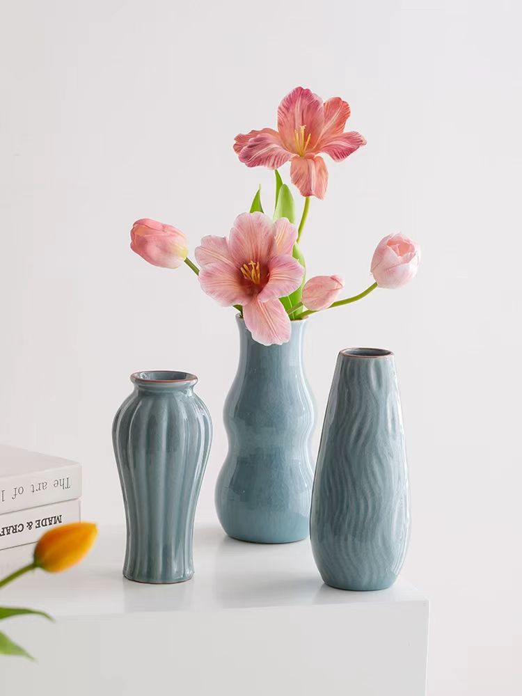 Chinese Celadon Glazed Ceramic Vase 10