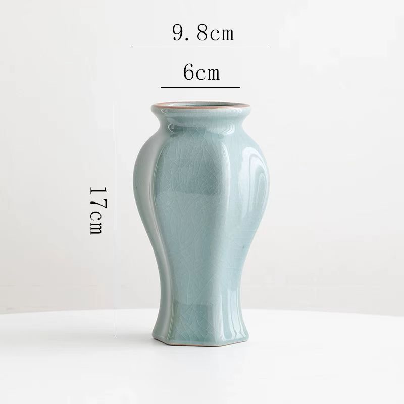 Chinese Celadon Glazed Ceramic Vase 2