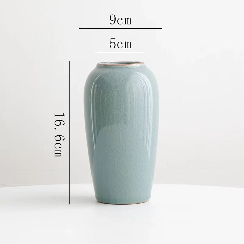 Chinese Celadon Glazed Ceramic Vase 15