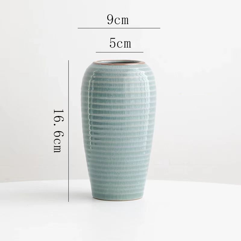 Chinese Celadon Glazed Ceramic Vase 3