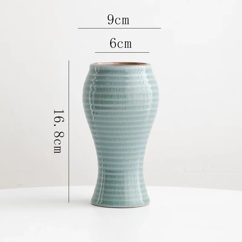 Chinese Celadon Glazed Ceramic Vase 4