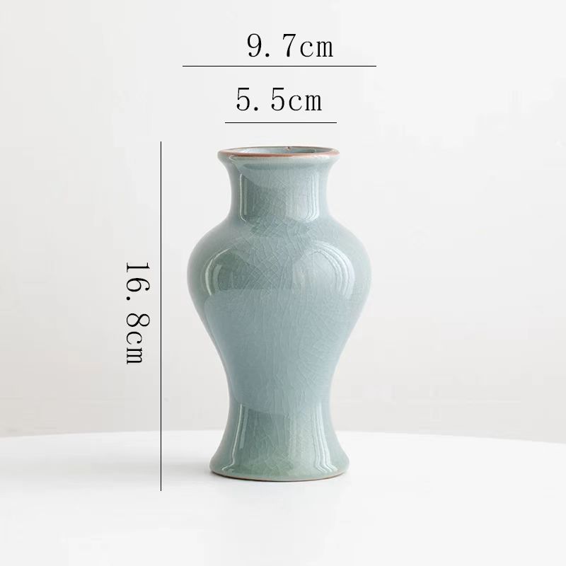 Chinese Celadon Glazed Ceramic Vase 17
