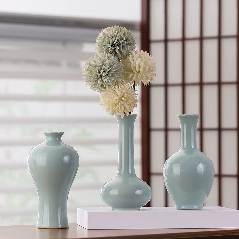 Chinese Classic Celadon Ceramic Vase 9