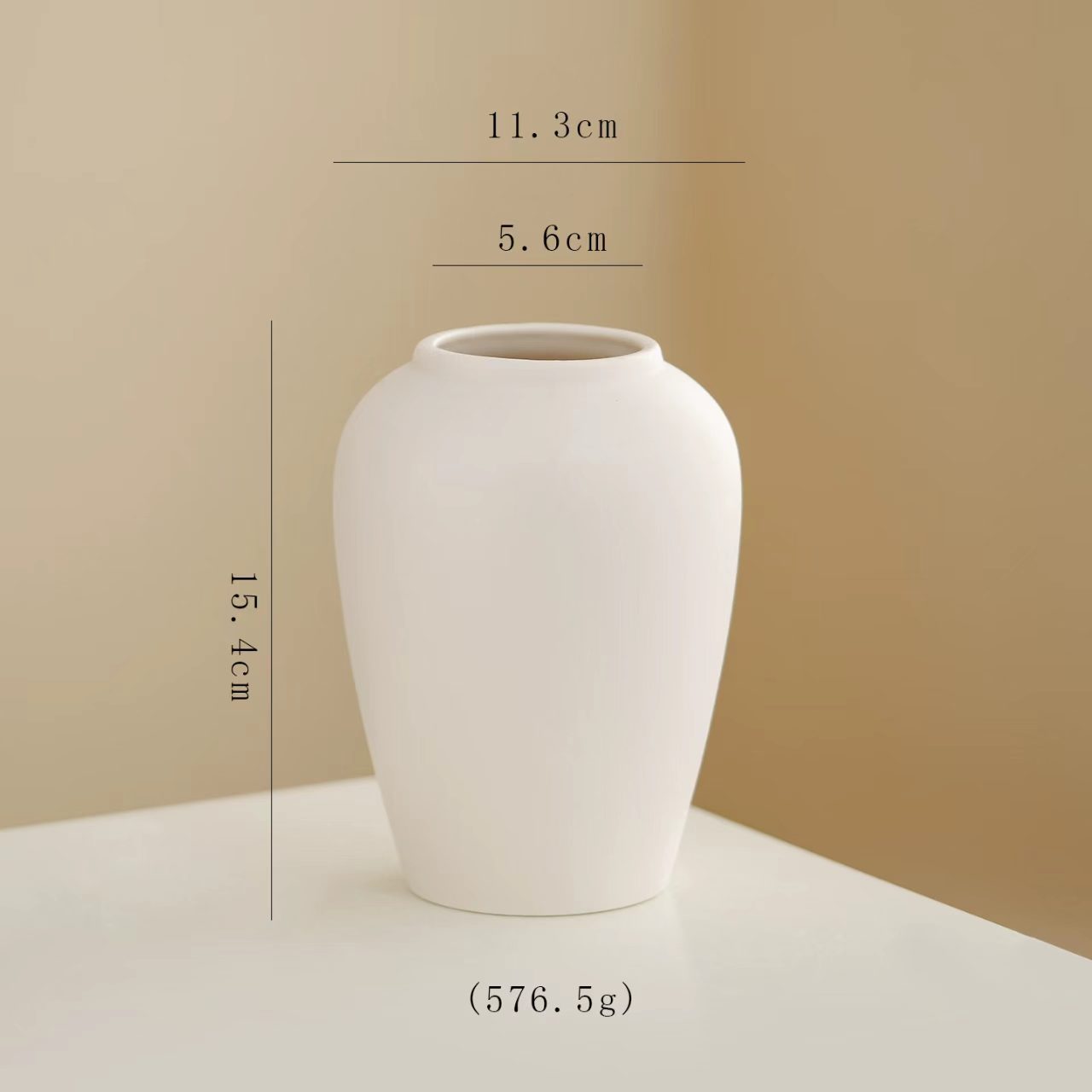 Minimalist Matte Glossy Ceramic Vase 7