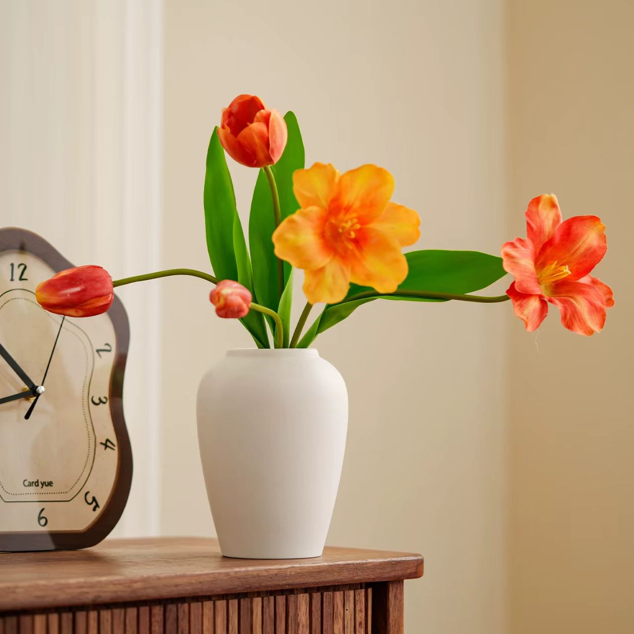 Minimalist Matte Glossy Ceramic Vase