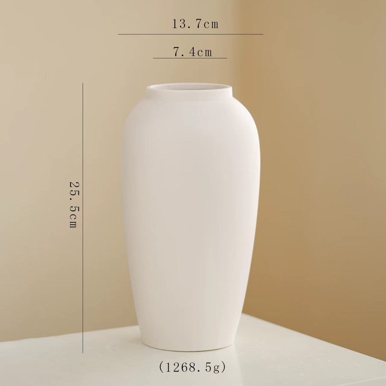 Minimalist Matte Glossy Ceramic Vase 8