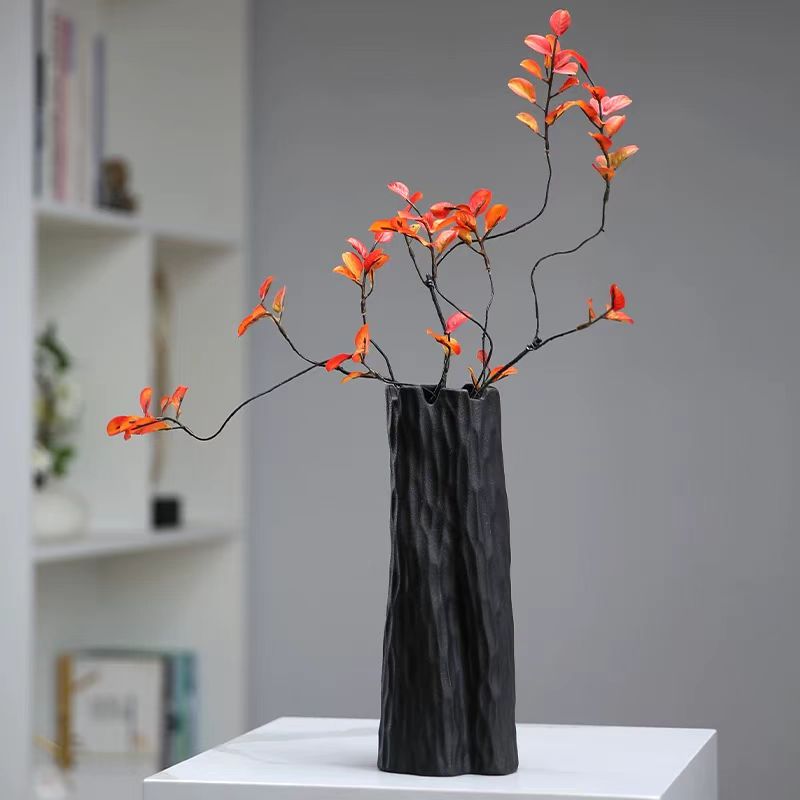Minimalist Trunk Textured Ceramic Vase 2