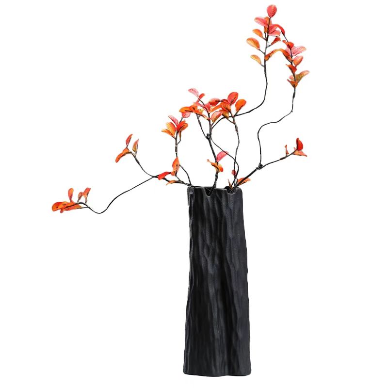 Minimalist Trunk Textured Ceramic Vase 5