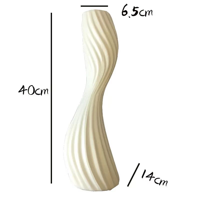 Nordic Twisted Wave Ceramic Vase 5