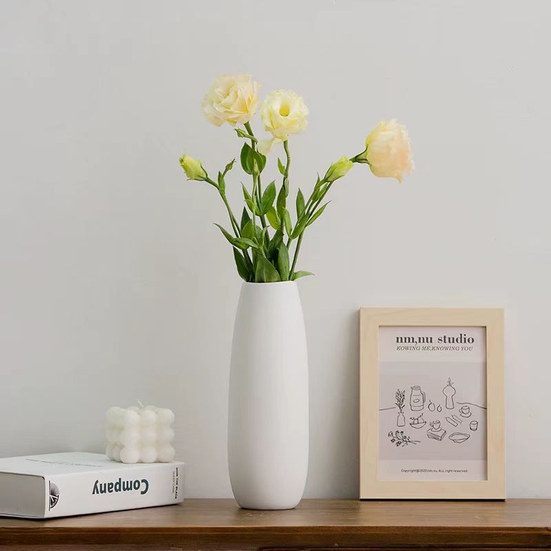 Nordic White Ceramic Vase 8