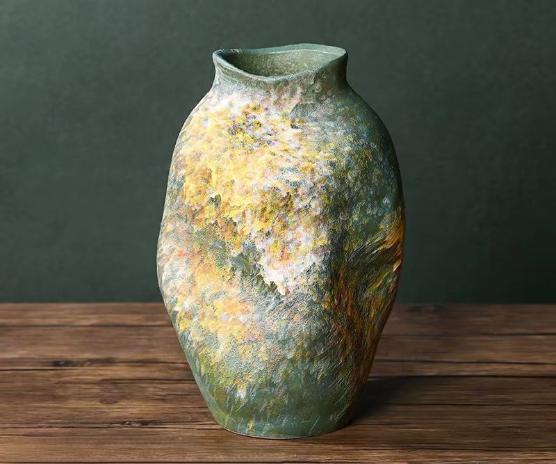 Wabi-Sabi Handcrafted Ceramic Vase 18