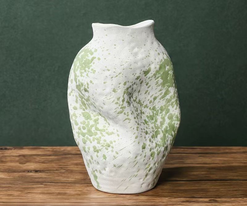 Wabi-Sabi Handcrafted Ceramic Vase 7