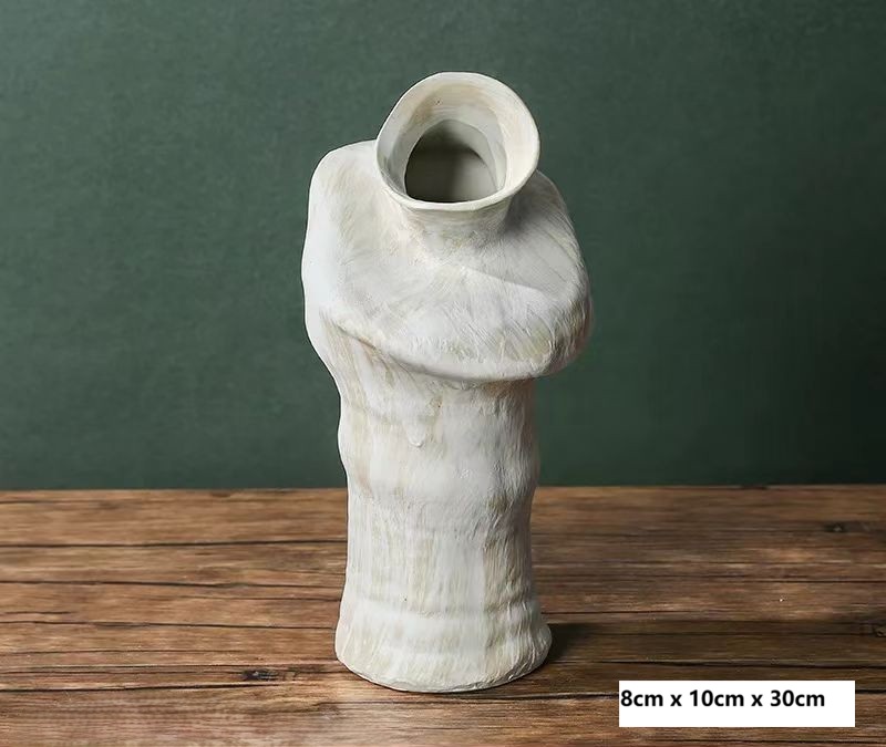 Wabi-Sabi Handcrafted Ceramic Vase 23