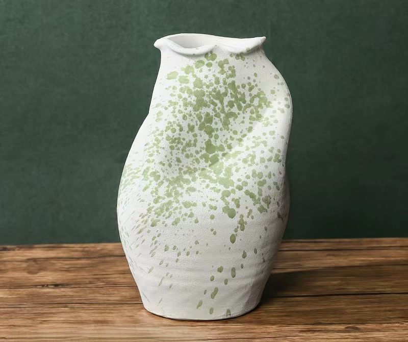 Wabi-Sabi Handcrafted Ceramic Vase 5
