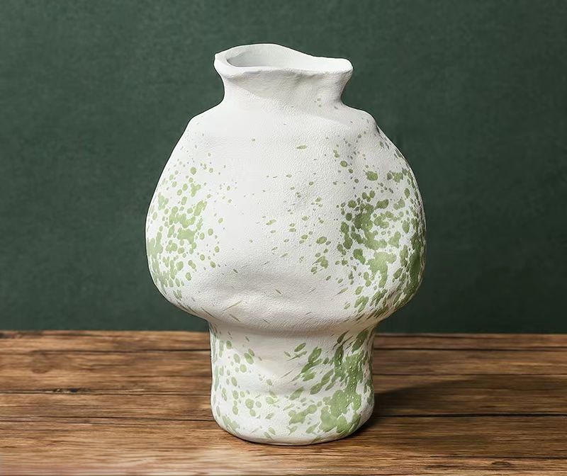 Wabi-Sabi Handcrafted Ceramic Vase 4