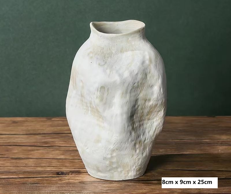 Wabi-Sabi Handcrafted Ceramic Vase 24