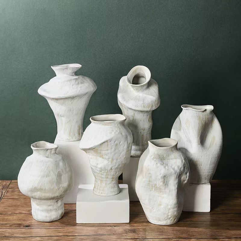 Wabi-Sabi Handcrafted Ceramic Vase 20