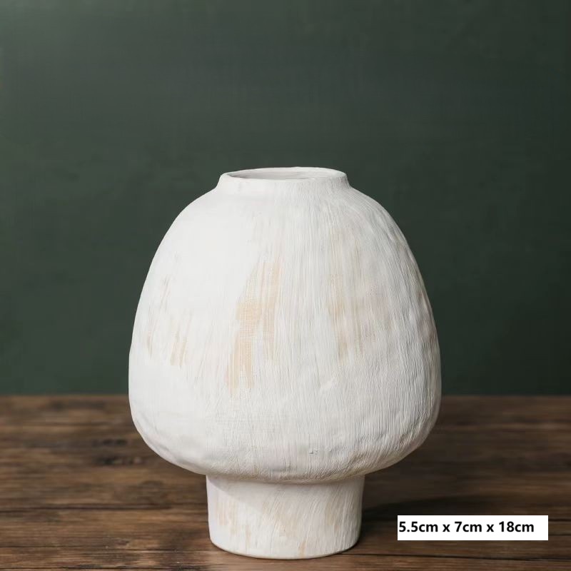 Wabi-Sabi Handcrafted Ceramic Vase 17