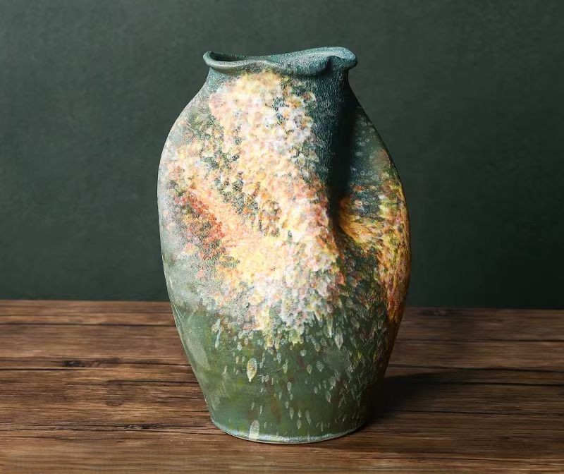 Wabi-Sabi Handcrafted Ceramic Vase 3