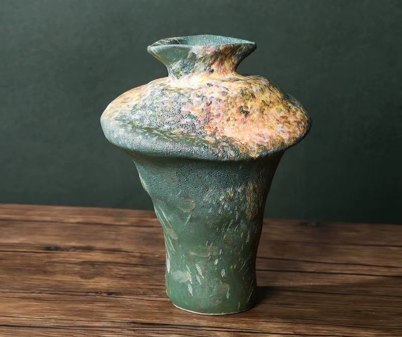 Wabi-Sabi Handcrafted Ceramic Vase 6