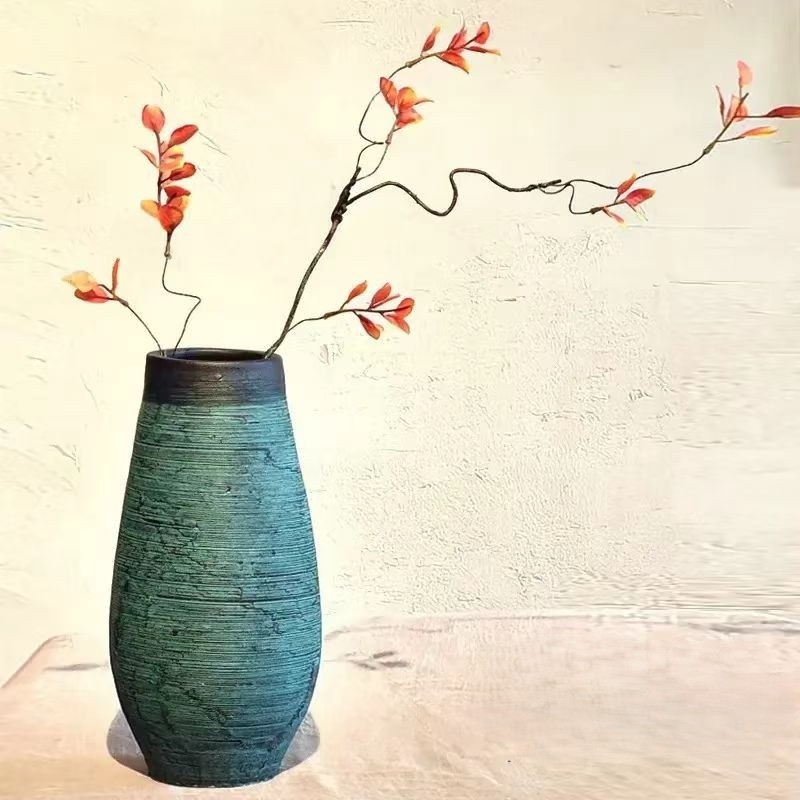 Wabi-Sabi Textured Ceramic Vase