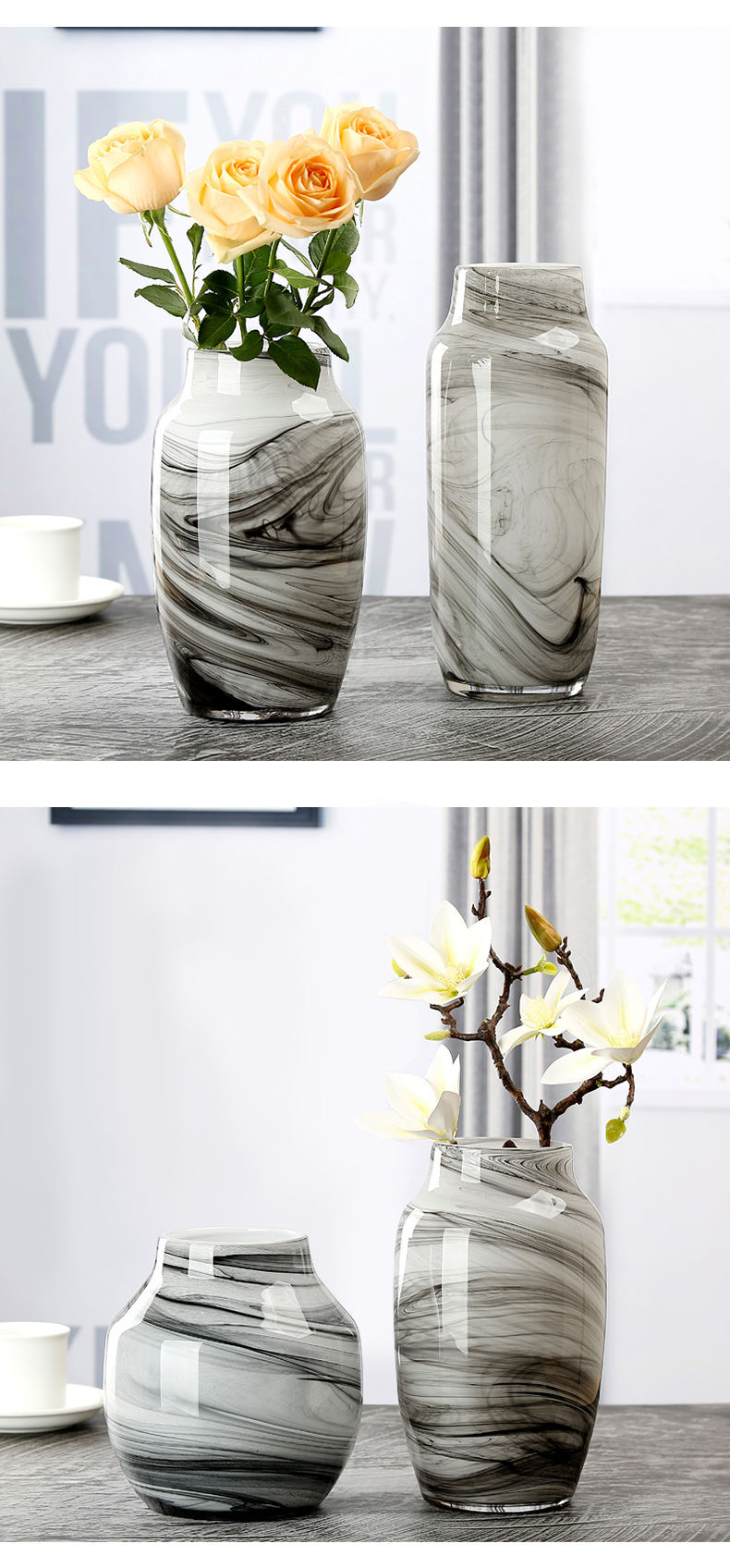 Chinese Ink Painting Vases 3