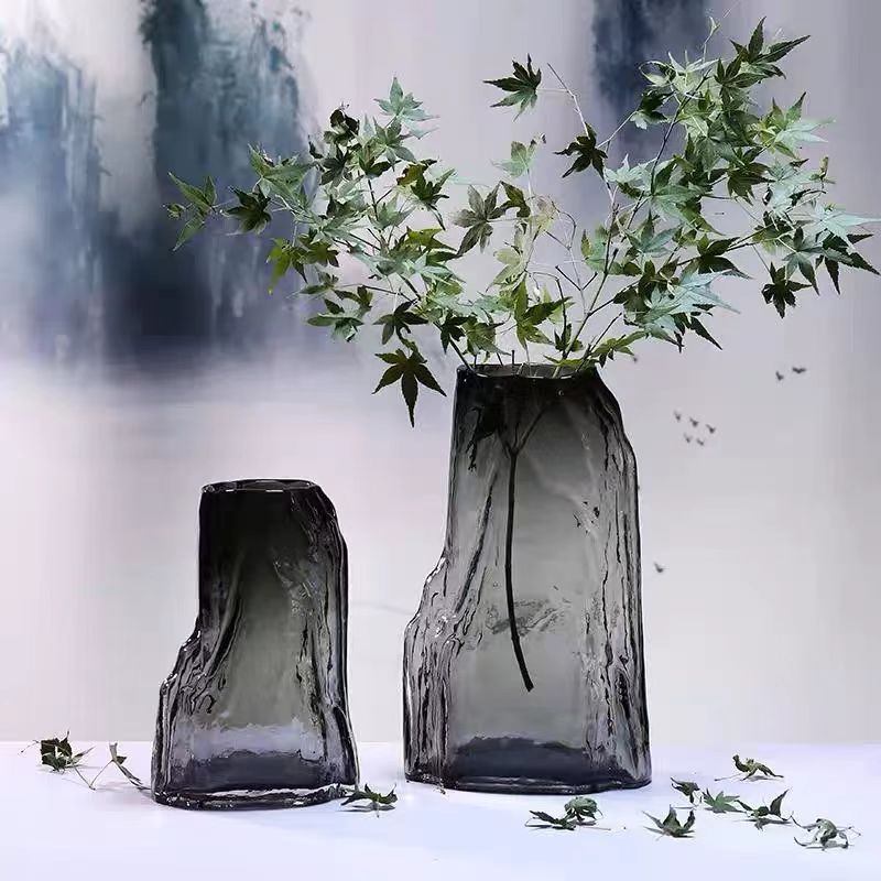 Chinese Misty Peak Glass Vase 6