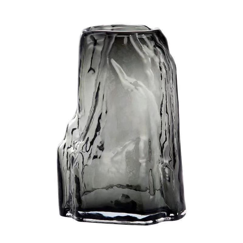 Chinese Misty Peak Glass Vase 8