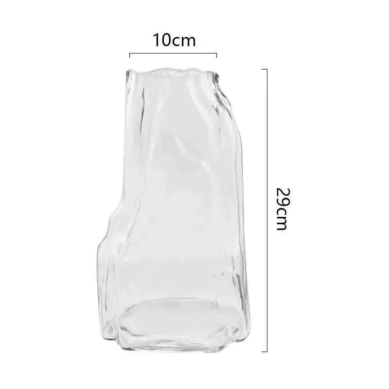 Chinese Misty Peak Glass Vase