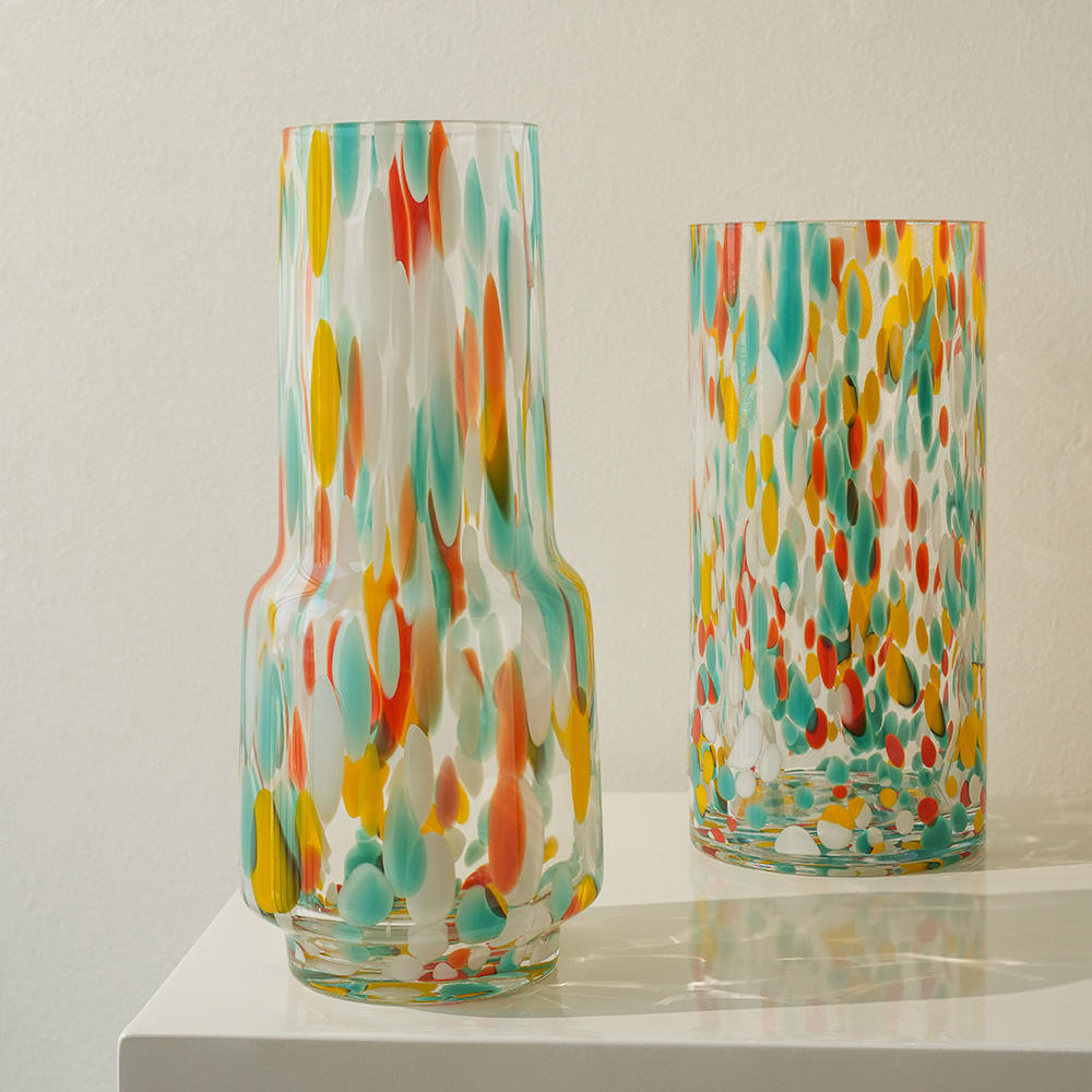 Confetti Pattern Vases