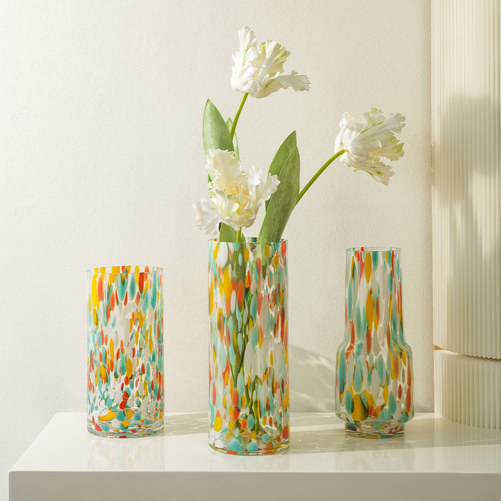 Confetti Pattern Vases 6