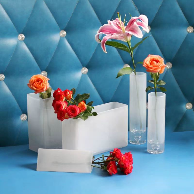 Frosted Glass Vase 11