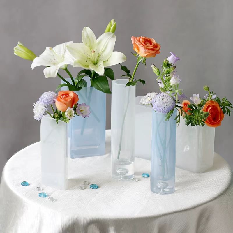 Frosted Glass Vase 14