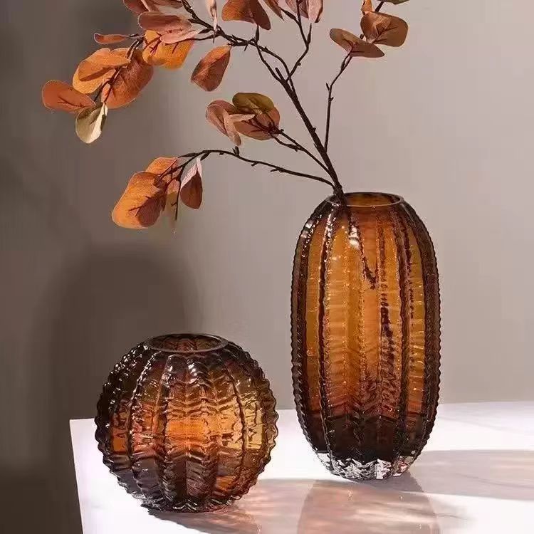 INS Cactus Textured Glass Vase 16