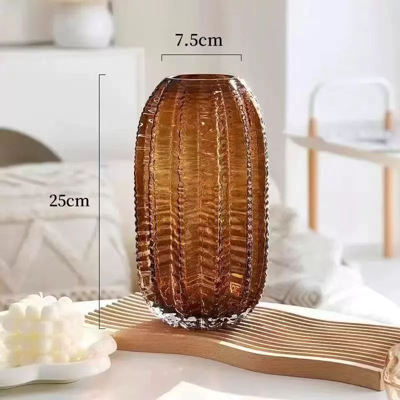 INS Cactus Textured Glass Vase 9