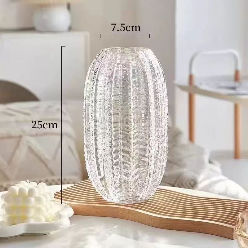 INS Cactus Textured Glass Vase 11