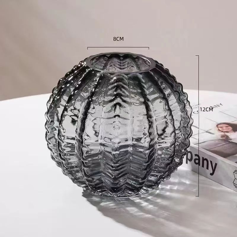 INS Cactus Textured Glass Vase 15