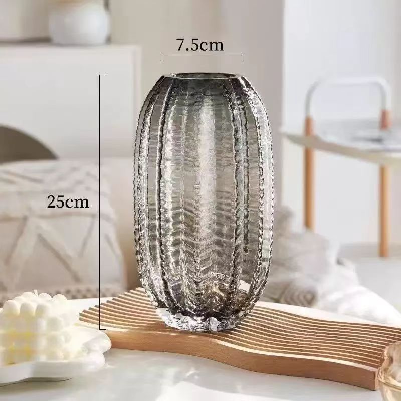 INS Cactus Textured Glass Vase 14