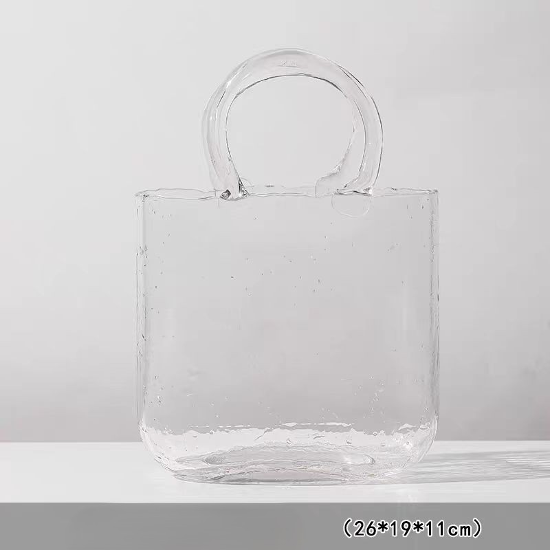 INS Handbag Glass Vase & Aquarium