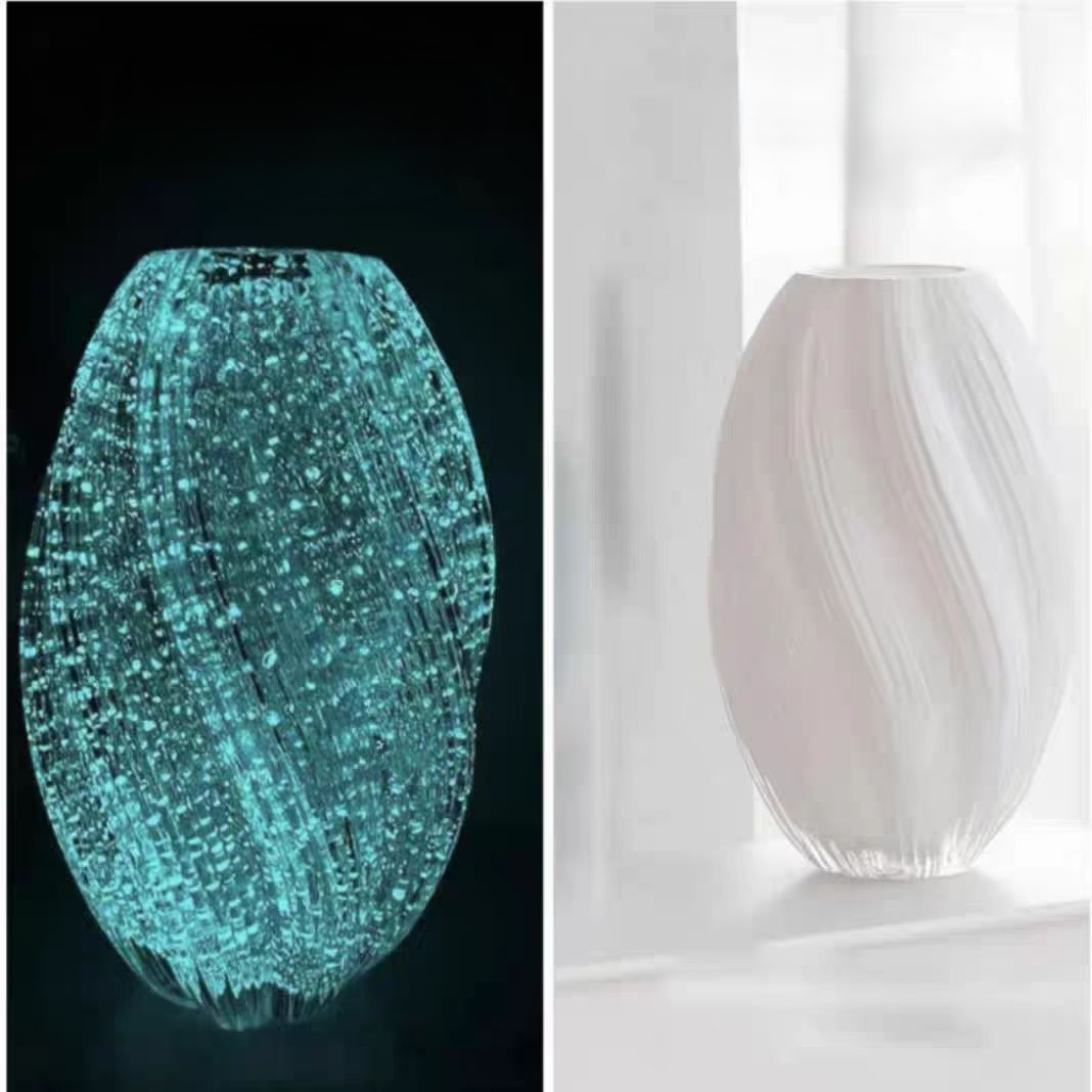INS Night Glow Swirl Glass Vase 2