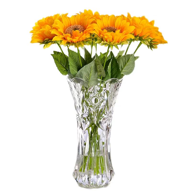 Minimalist Crystal Fluted Vase 6