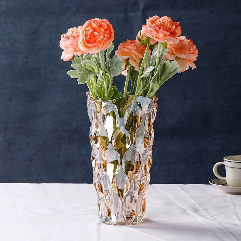 Minimalist Crystal Ripple Vase 5