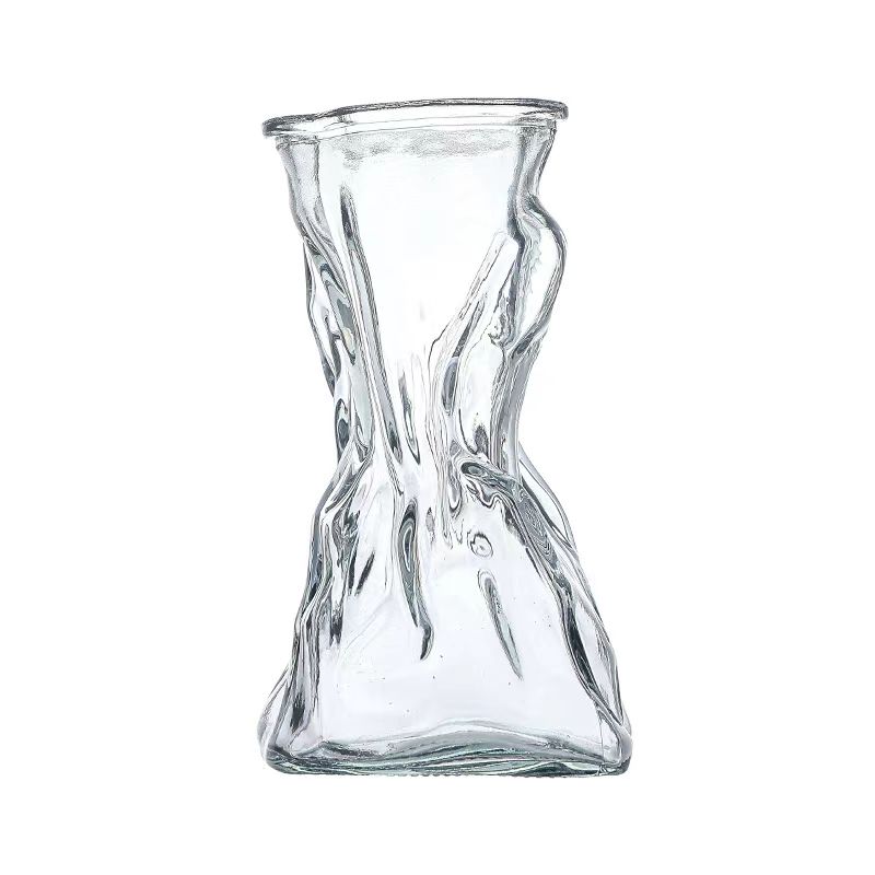Minimalist Twisted Glass Vase 5