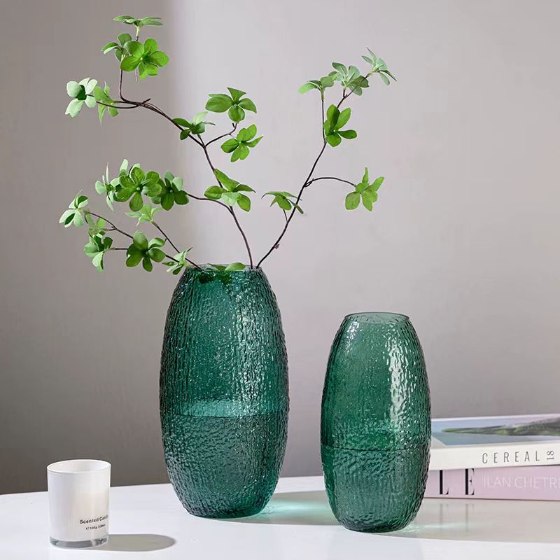 Nordic AquaRipple Glass Vase 8