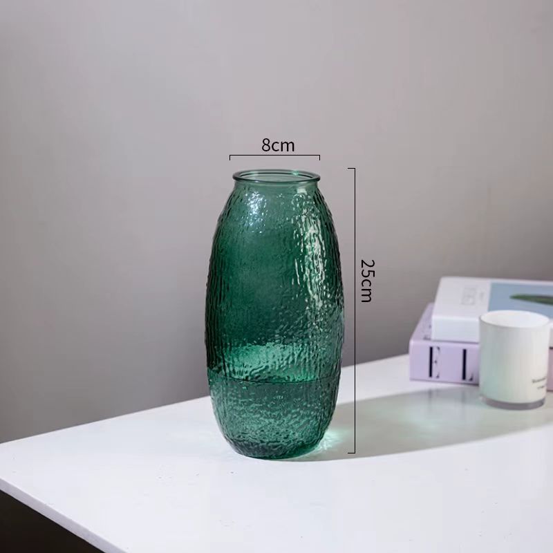 Nordic AquaRipple Glass Vase 6