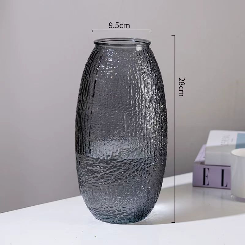Nordic AquaRipple Glass Vase 3